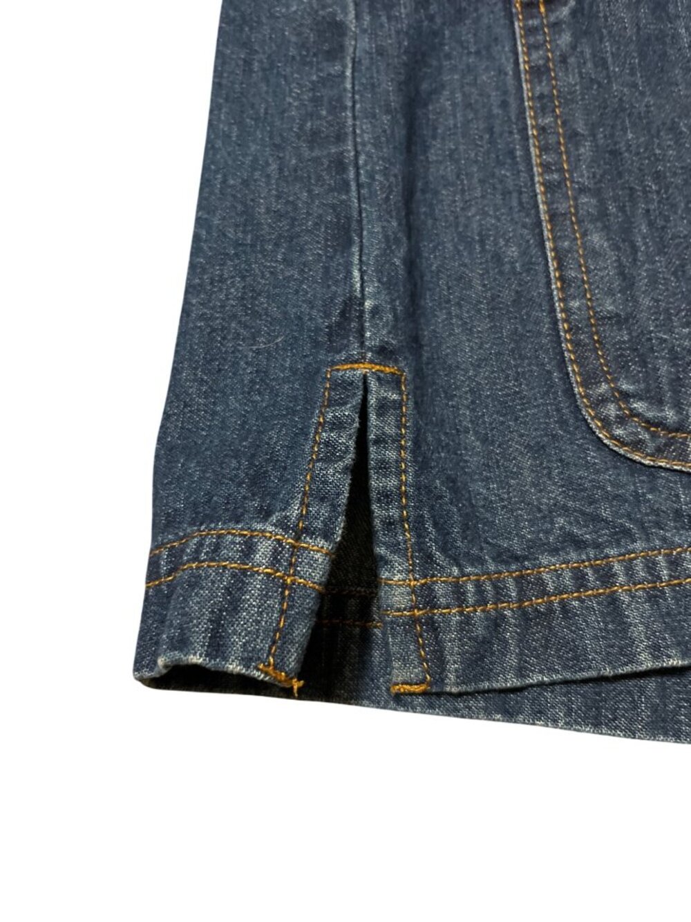 Cabin Creek Denim Vest Womens M Blue Button Front 100% Cotton Pockets Casual - Picture 7 of 10